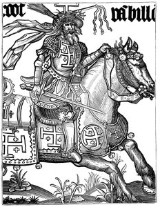 Godfrey of Bouillon, 11th century French crusader, 15th century by Unbekannt