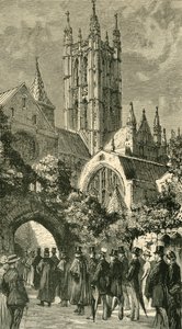 Going To Service By The Dark Entry: Colonial and Indian Visitors at Canterbury by Unbekannt
