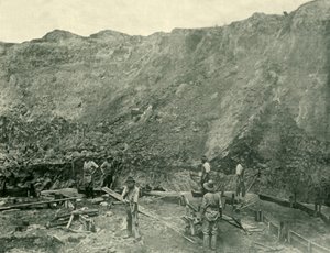 Gold Miners Near Beechworth by Unbekannt