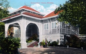 Government House, Bombay, India by Unbekannt