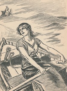 Grace Darling Rows Out To The Wreck, c1907