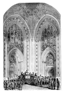 Grand Entrance, Westminster Palace, London, c1888 by Unbekannt