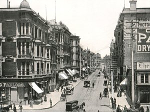 Grant Avenue Looking North from Market Street, San Francisco, USA by Unbekannt