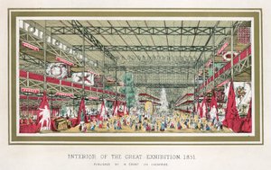 Great Exhibition, Crystal Palace, Hyde Park, London by Unbekannt