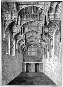 Great Hall, Hampton Court Palace, London, 1893 by Unbekannt