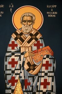 Greek Orthodox Icon Depicting Saint Joseph of Thessaloniki, Thessaloniki, Greece by Unbekannt
