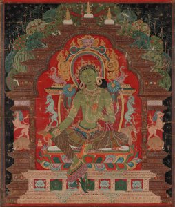 Green Tara, c. 1260s by Unbekannt