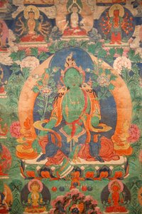 Green Tara Tangka, Budapest, Hungary