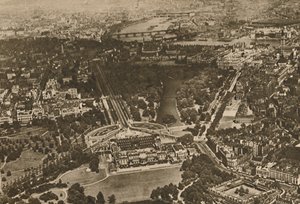 Green Woodlands By The Waters of Westminster: Part of the Manor of Hyde Below The Biplanes Wing by Unbekannt