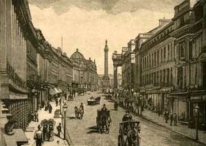 Grey Street, Newcastle-on-Tyne, c1890 by Unbekannt