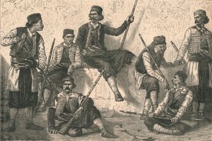 Group of Montenegrins by Unbekannt