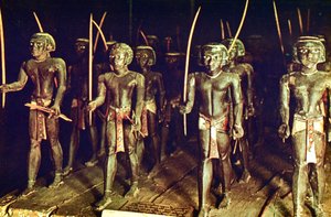 Group of Nubian Soldiers, Egypt by Unbekannt
