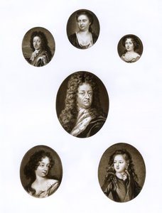 Group of Royal Portraits, Late 17th - Early 18th Century by Unbekannt