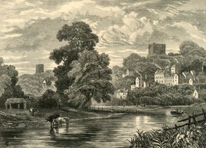 Guildford from the River, 1898