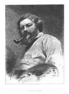 Gustave Courbet, c1860 by Unbekannt