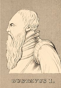 Gustavus I, 1496-1560, 1830 by Unbekannt