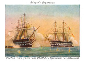 H.M.S. Sans Pareil and H.M.S. Agamemnon at Sebastopol, 1936 by Unbekannt