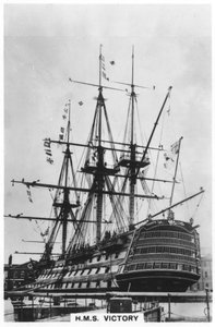 HMS Victory, Portsmouth, Hampshire, 1936