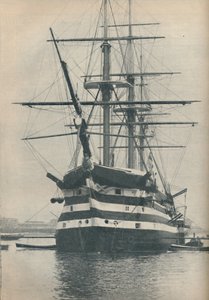 HMS Victory before she was removed to dry dock in 1922 by Unbekannt