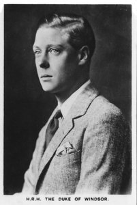 HRH The Duke of Windsor, 1937 by Unbekannt