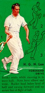 H. G. N. Lee - Forehand Drive, c1935