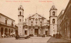 Habana. - Plaza de la Catedral. Cathedral Square, Cuba