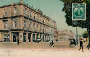Habana. Hotel de Inglaterra, Cuba, c1910s by Unbekannt