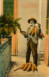 Habana. Tobacco Street seller by Unbekannt