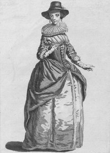 Habit of the Lady Mayoress of London in 1640