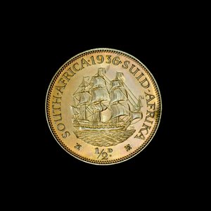 Half-Penny Coin, South Africa