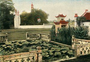 Hanoi. Pagode Du Pinceau, Hanoi. But Thap Pagoda by Unbekannt