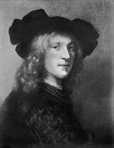 Head from the portrait of A Man with a Hawk, 1643 by Unbekannt