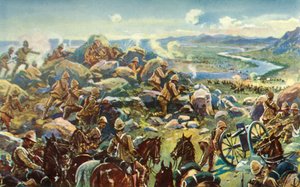 Heading Off Cronje - General French Blocking the Way at Koodoosrand Drift by Unbekannt