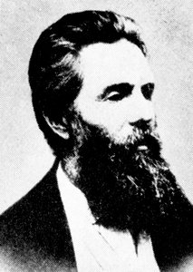 Herman Melville, American author by Unbekannt