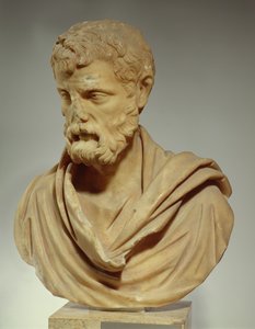 Herodes Atticus, marble head, Roman