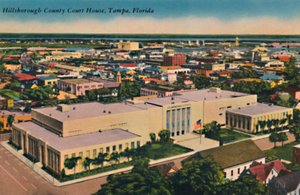 Hillsborough County Court House, Tampa, Florida, c1940s by Unbekannt