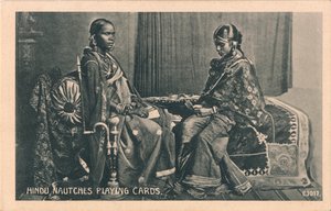 Hindu Nautches Playing Cards by Unbekannt