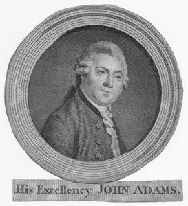 His Excellency John Adams, c1783 by Unbekannt