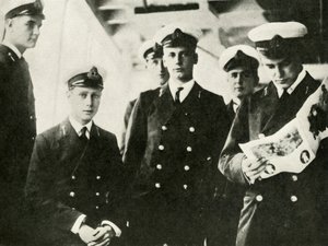 His Majesty Seated Among His Fellow Cadets