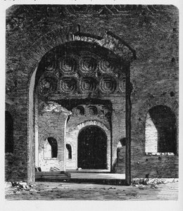 History of Ancient Rome. Aula Palatina is a Roman Palace Basilica Built by Emperor Constantine (AD 306-337) at the Beginning of the 4th Century by Unbekannt