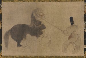 Horse and Attendant by Unbekannt