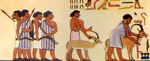 How An Ancient Egyptian Painted The Coming Of The Israelites Into Egypt by Unbekannt