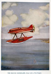 Macchi monoplane seaplane, Schneider Trophy, September 1929 by Unbekannt