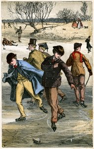 Ice Skating by Unbekannt