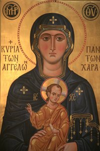 Icon, Saint-Antoine-le-Grand Orthodox Church, Saint-Laurent-en-Royans, France