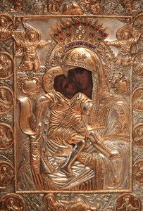 Icon in Saint-Antoine-le-Grand Orthodox Church, Saint-Laurent-en-Royans, France