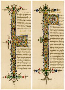 Illuminated initial letters by Unbekannt