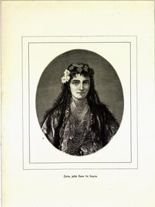 Illustration from the book Brogede Rejsebilleder by Elisabeth Jerichau-Baumann, published by Forlagsbureauet (Copenhagen, 1881)