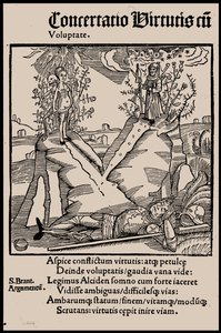 Illustration to the Book Ship of Fools by Sebastian Brant, 1497