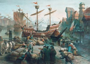 In the Harbor of a Hanseatic City